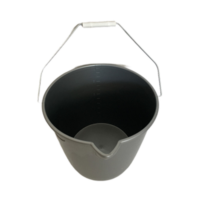 SEAU PLASTIQUE 12L GRIS